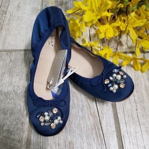 Zara jeweled flats